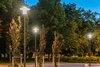 ROSA ELBA 38W rond zwart led armatuur voor straat en parkverlichting 