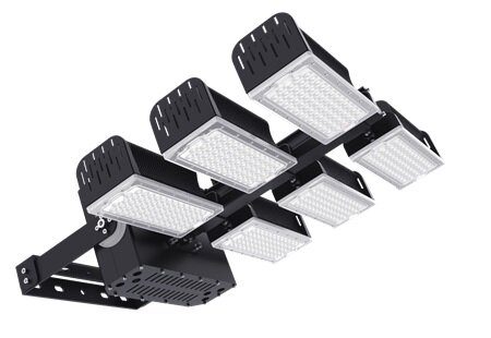 LED voetbalveld 8 masten 60x100 meter 75 LUX