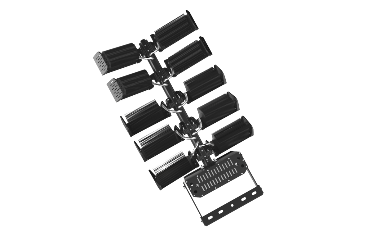 LUX waarde voetbalveld 60m x100m  meer dan 120 LUX