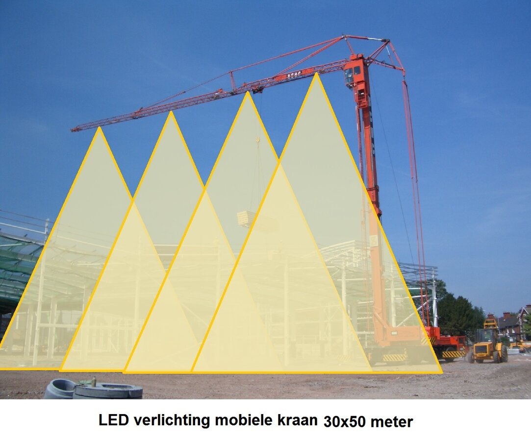 LED HIJSKRAAN GIEK VERLICHTING RVS 300W 12>36VLED MAX VOC-AUTOMOTIVE 230VAC of 400VAC