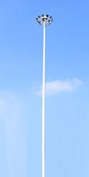 Hoge polygonale highmast lichtmast lichtpaal terreinverlichting parkeerplaats 20 meter