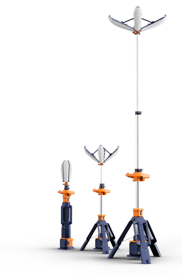 VOC-MOBLI-400 mobiele LED lichtmast