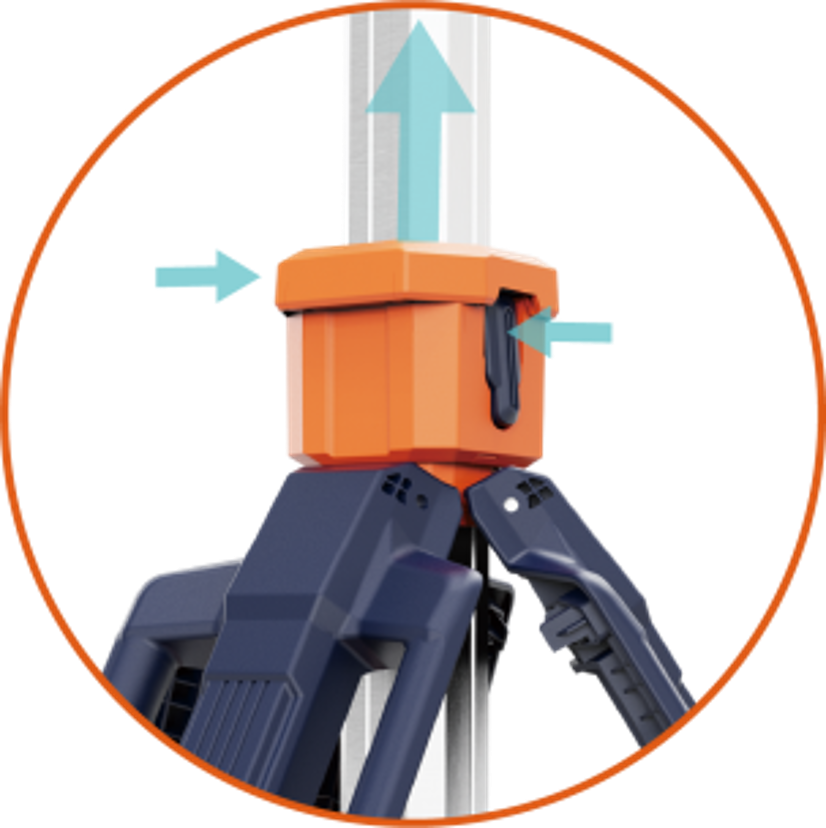 VOC-MOBLI-400 mobiele LED lichtmast