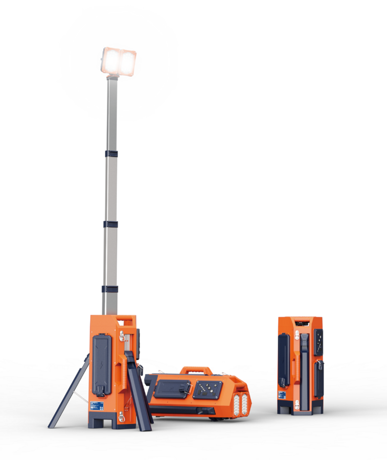 VOC-MOBLI-200 mobiele LED lichtmast