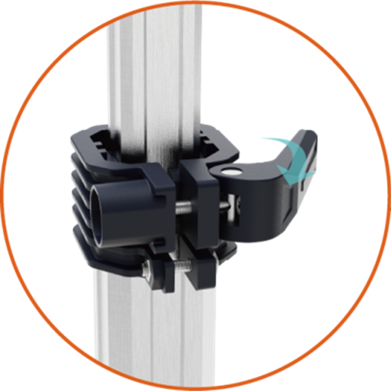 VOC-MOBLI-100 mobiele LED lichtmast Singlehead/Dualhead