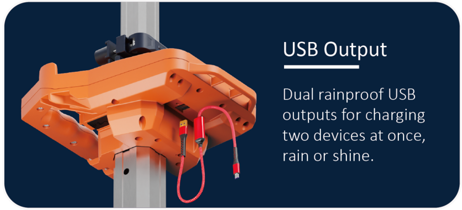 VOC-MOBLI-100 mobiele LED lichtmast Singlehead/Dualhead