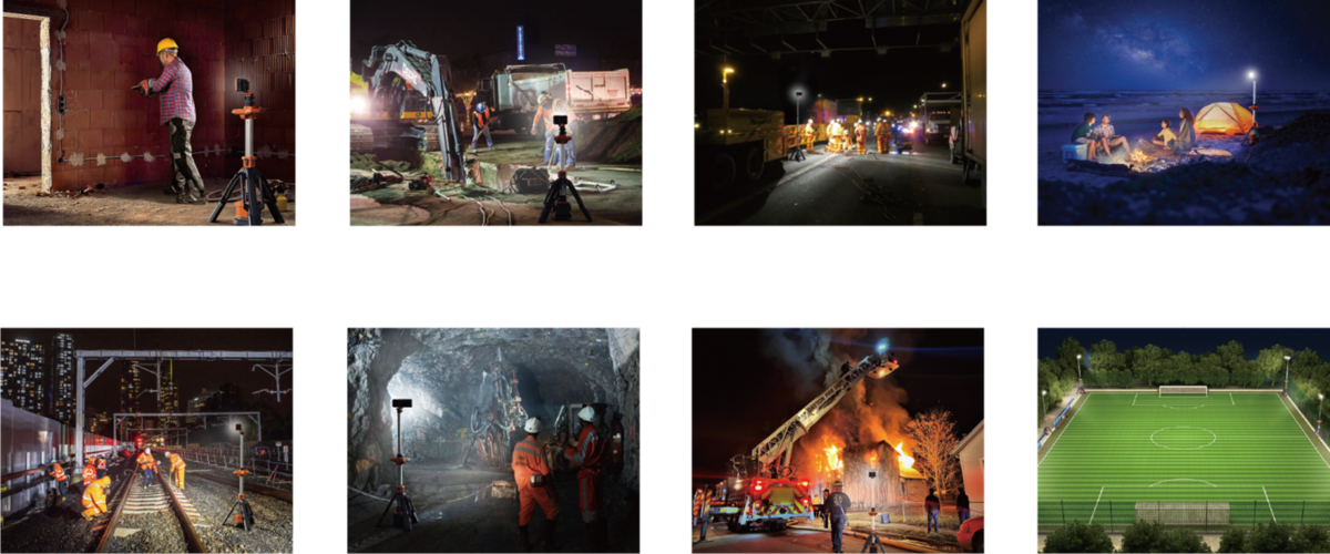 VOC-MOBLI-100 mobiele LED lichtmast Singlehead/Dualhead