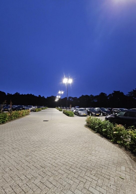 2x AMSTEL LUX Lantaarnpaal armatuur 100W tweevoudige dubbele lichtmast