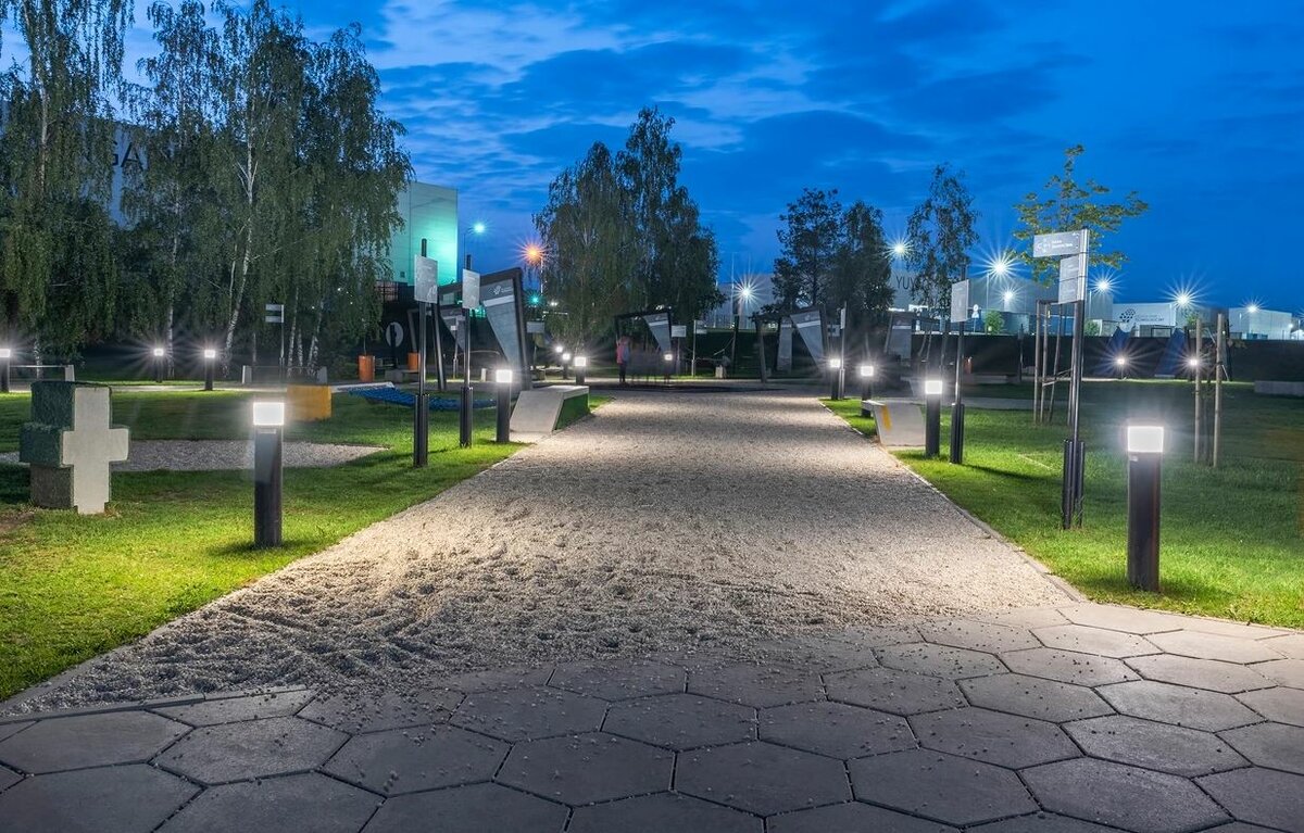 ROSA Karin 600 runde 575mm bollard mit LED-Beleuchtung f&uuml;r Garten | Parkhaus | Radweg