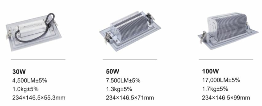  XLP 50W high power downlight