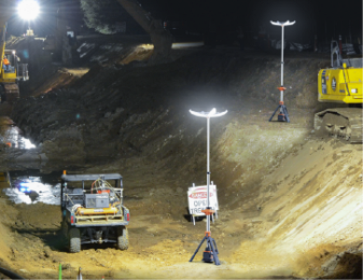 VOC-MOBLI-500 mobiele LED lichtmast