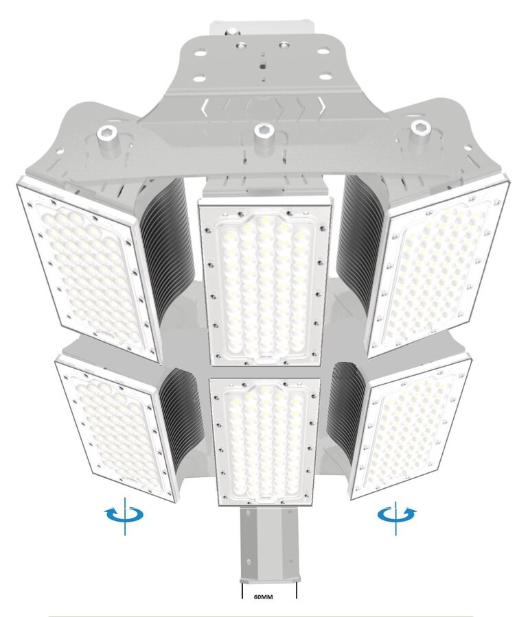 Vocare XLT-600W ON TOP - schijnwerper - lichtmastarmatuur - terreinverlichting