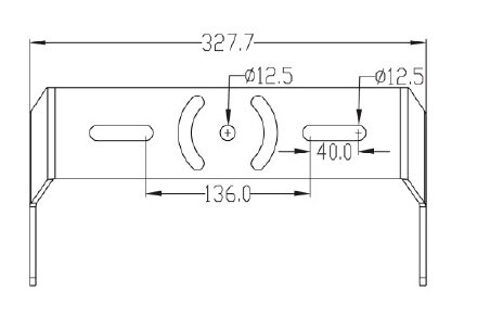 MAX SPORT ULTRA-LUX MAATVOERING MONTAGEBEUGEL