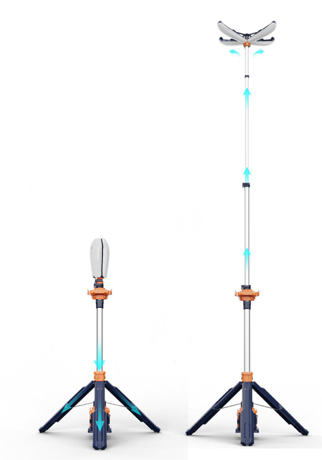 VOC-MOBLI-500 mobiele LED lichtmast