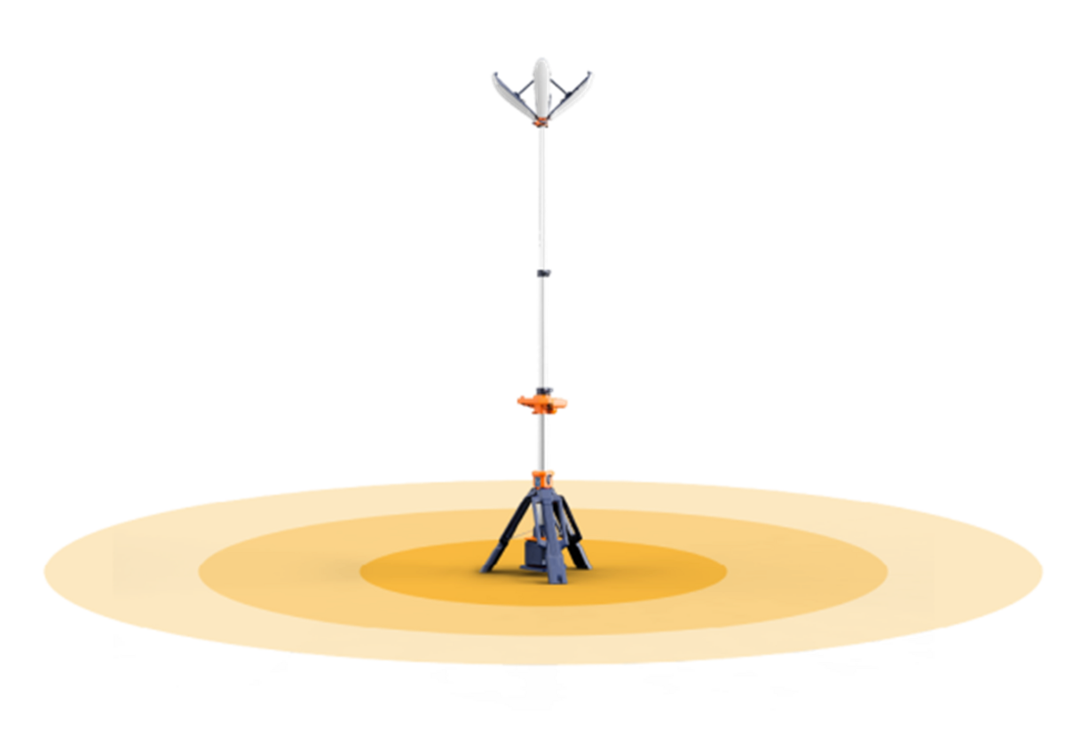 VOC-MOBLI-500 mobiele LED lichtmast