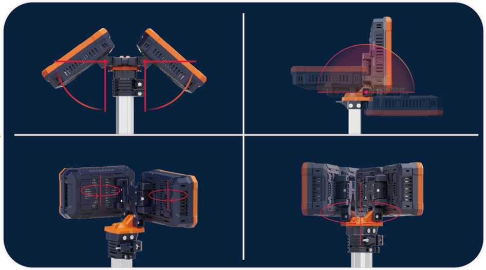 VOC-MOBLI-300 mobiele LED lichtmast
