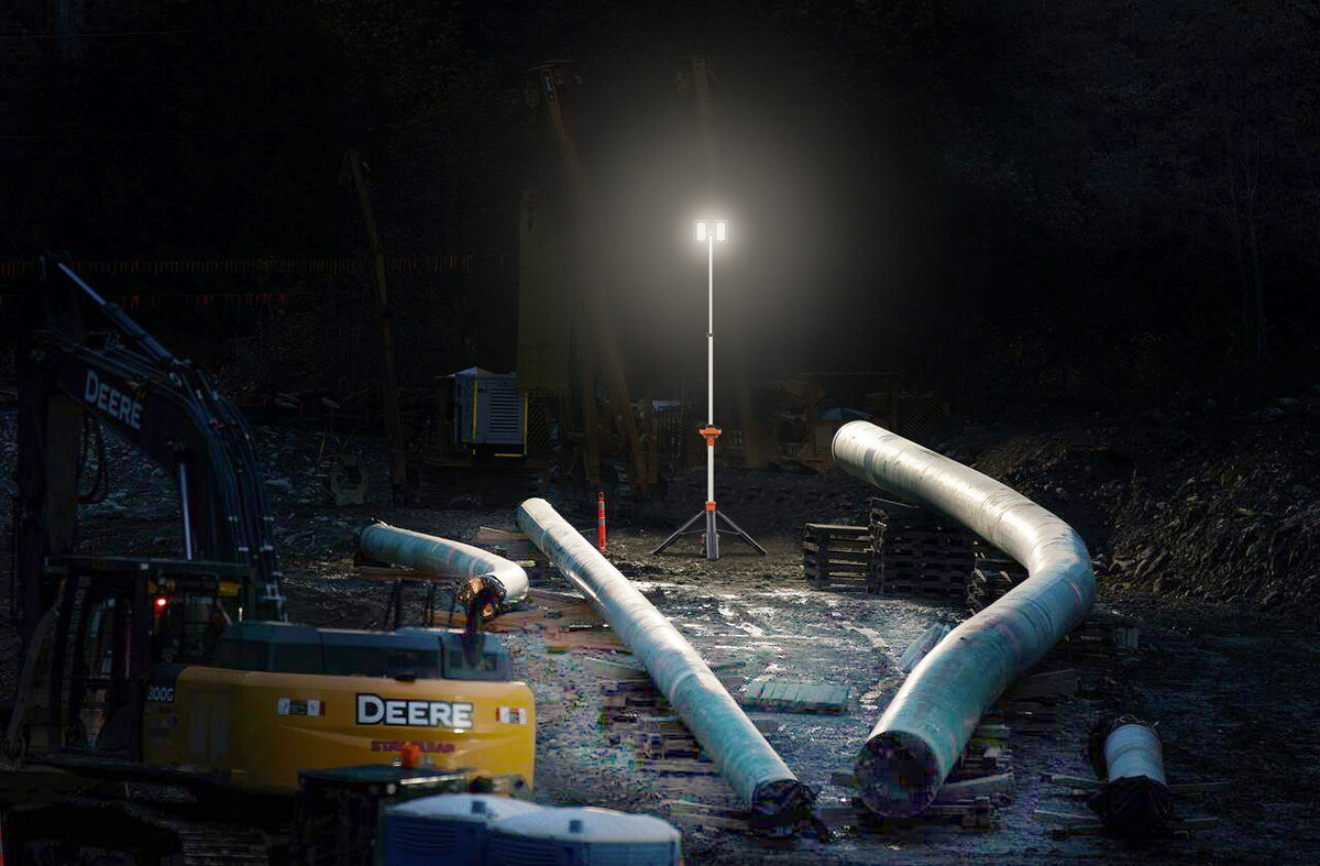 VOC-MOBLI-300 mobiele LED lichtmast