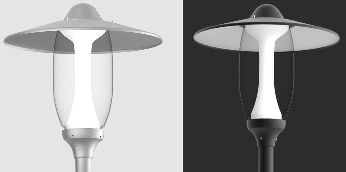 ROSA AURIS 20W parkeerplaats tuin en park verlichting