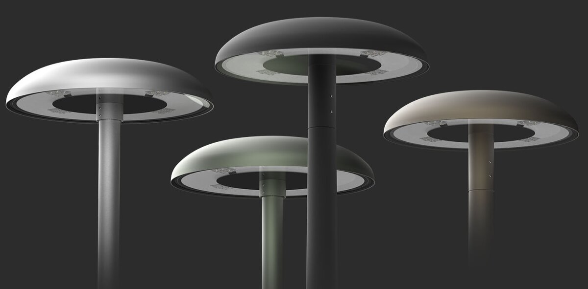 ROSA RING 1 LED 24W > 72W rond LED armatuur voor straat en parkverlichting 