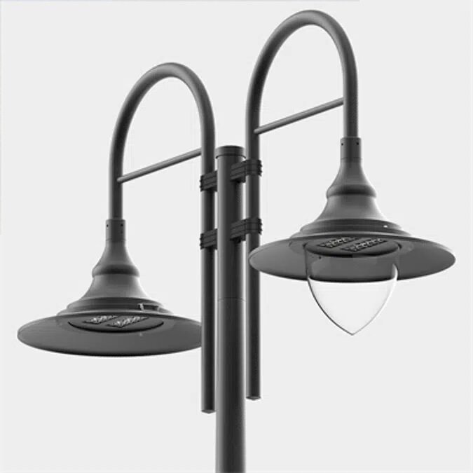 ROSA OW 2 LED 96W > 144W LED armatuur voor straat en parkverlichting 