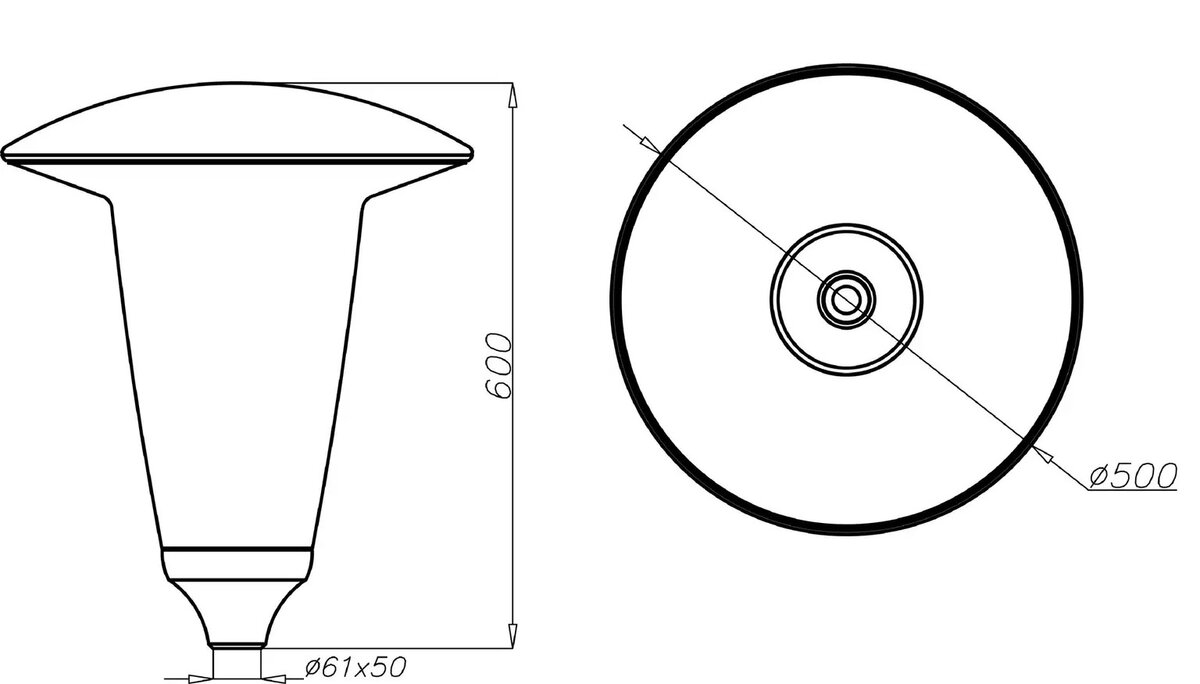 ROSA ATLANTIS parkeerplaats tuin en park verlichting