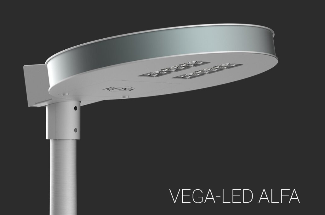 VEGA LED ALFA ROSA LED LANTAARNPAAL ARMATUUR