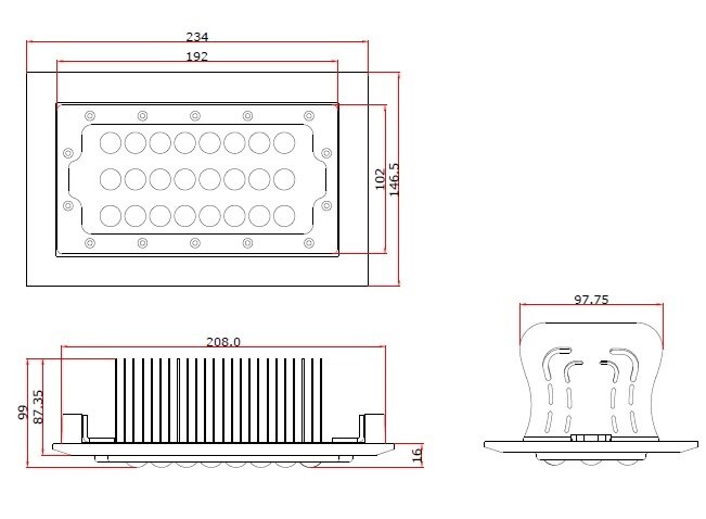 XLP-100W high power downlight