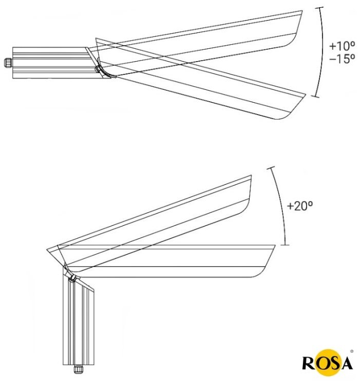 ROSA CUDDLE-MINI-LED 26>67W LED lantaarnpaal armatuur