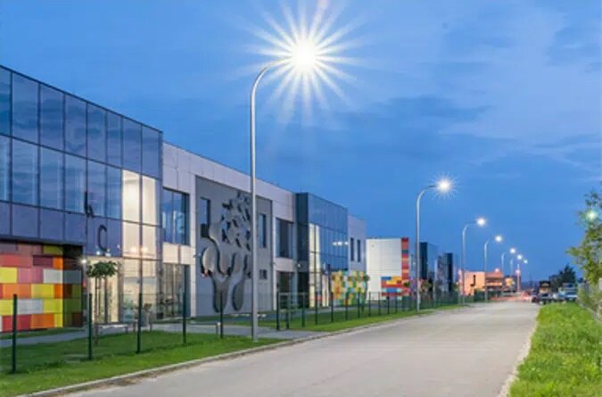 6 meter aluminium geanodiseerde lantaarnpaal