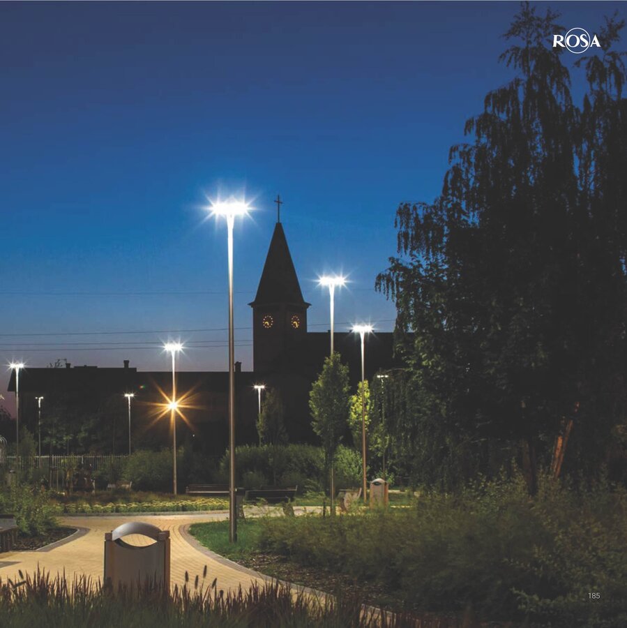 5 meter aluminium geanodiseerde lantaarnpaal lichtpaal lichtmast met armatuur