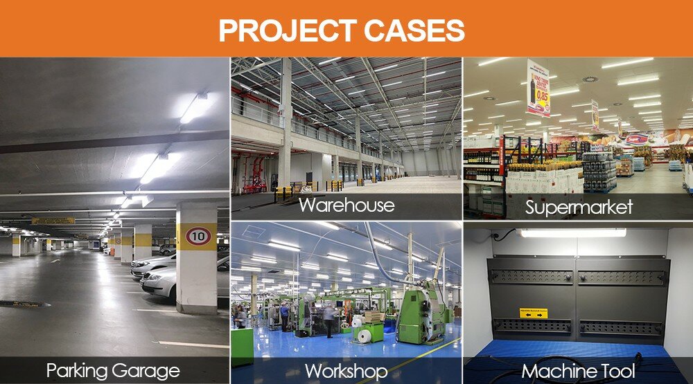 TRI-PROOF koppelbare lijnverlichting - Projecten