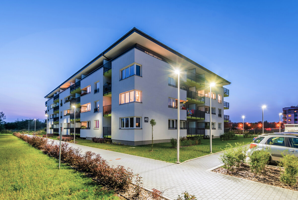 Moderne led straatverlichting