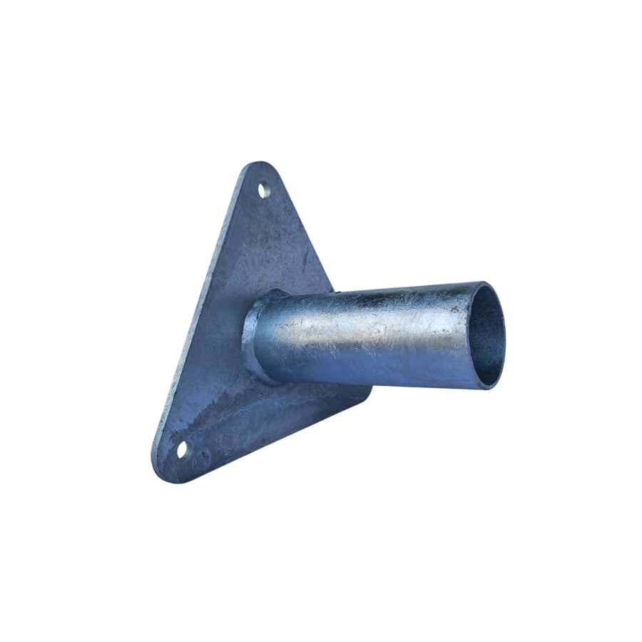 Stalen muursteun voor montage van gevelverlichting