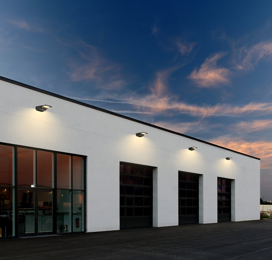 Project solar straatlamp toegepast in openbare ruimte, energiezuinige verlichting.