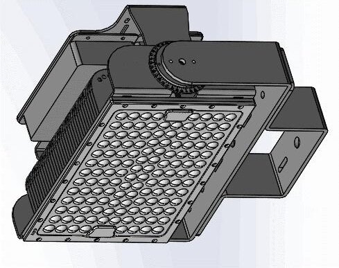 LED HIJSKRAAN GIEK VERLICHTING RVS 300W 12>36VLED MAX VOC-AUTOMOTIVE 230VAC of 400VAC