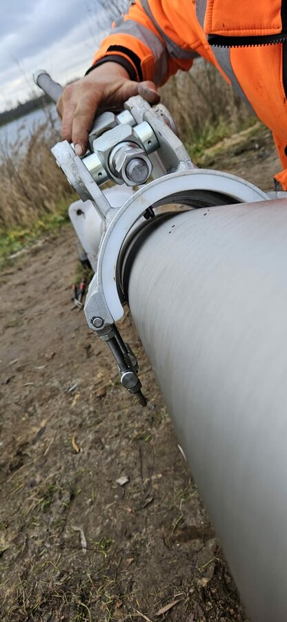 installatie aluminium cameramast 8,9,10,11,5 meter