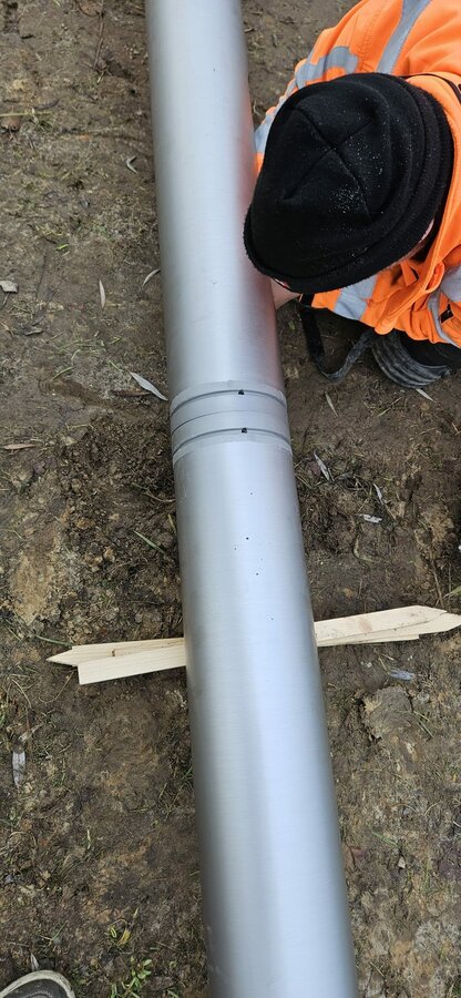 installatie aluminium cameramast 8,9,10,11,5 meter