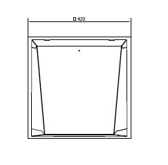 ROSA MIRA LED Lantaarnpaal MIRA LED voor centrum, tuin en park verlichting, 36 watt paal