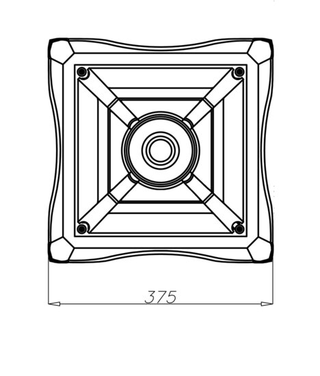 ROSA OS-1 LED Lantaarnpaal incl. LED armatuur, 32 watt voor tuin en park verlichting tekening