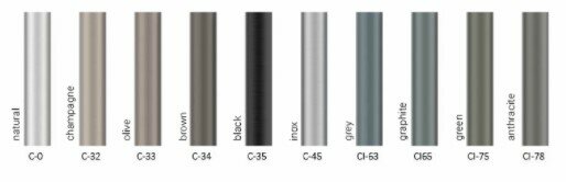 leverbare kleuren Karin ronde bolder paal