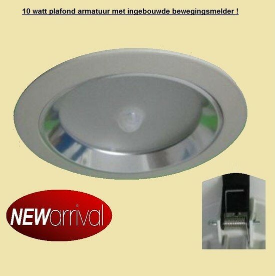 LED plafond armatuur met bewegingsmelder en sensor