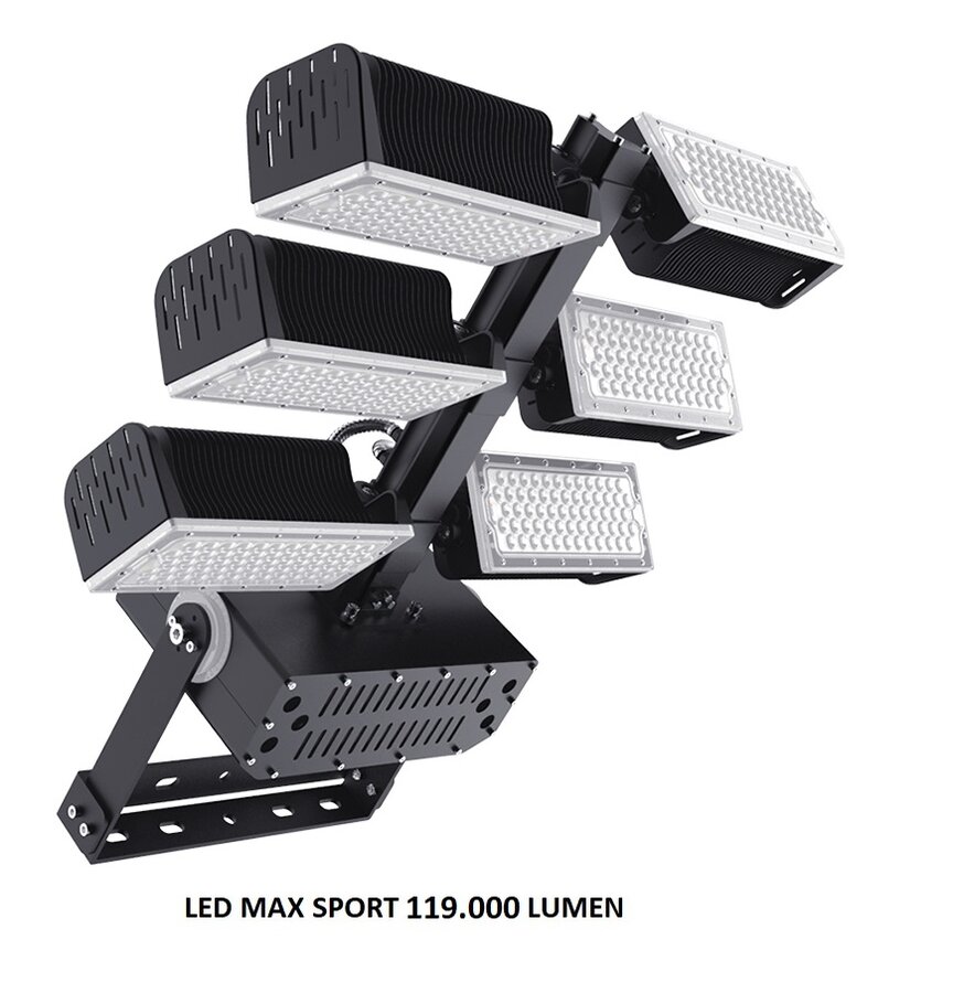 LED sportveld en terrein schijnwerper verlichting LED MAX-SPORT 119.000 Lumen 