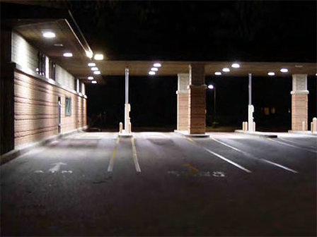 Vocare 40 watt LED inbouw schijnwerper voor luifels en tankstations shell