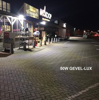 50W gevel-lux gevel gebouw verlichting en bewaking