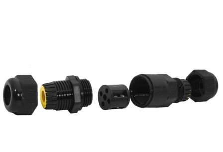 Kabelverbinder connector M20 5 tot 10mmØ  100Vac tot 450Vac