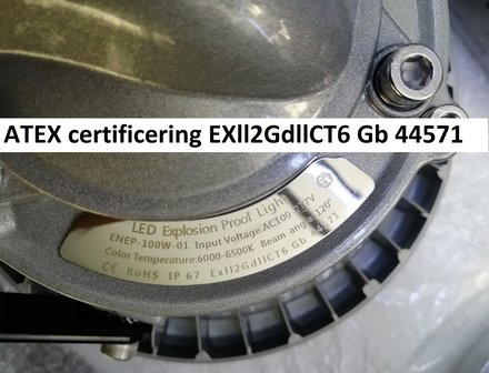LED highbay ATEX certificering
