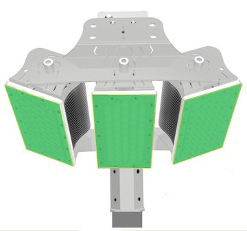 VOCARE XLT-300W 520NM groen verlichting lichtmast armatuur