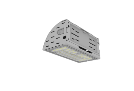 Groene  LED gevel verlichting terrein en camera bewaking 50W GEVEL-LUX LED gevelverlichting met lichtsensor voor gevel overhead