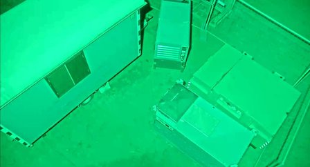 Groene  LED gevel verlichting terrein en camera bewaking 50W GEVEL-LUX LED gevelverlichting met lichtsensor voor gevel overhead