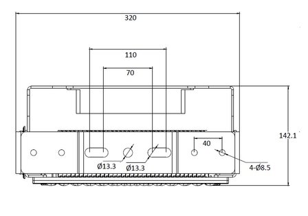 LED HIJSKRAAN GIEK VERLICHTING 300W 12&gt;36VLED MAX VOC-AUTOMOTIVE  24VDC / 230VAC of 400VAC